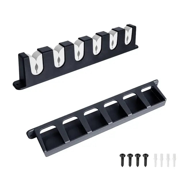 6-Rod Fishing Rod Holders Wall-Mounted