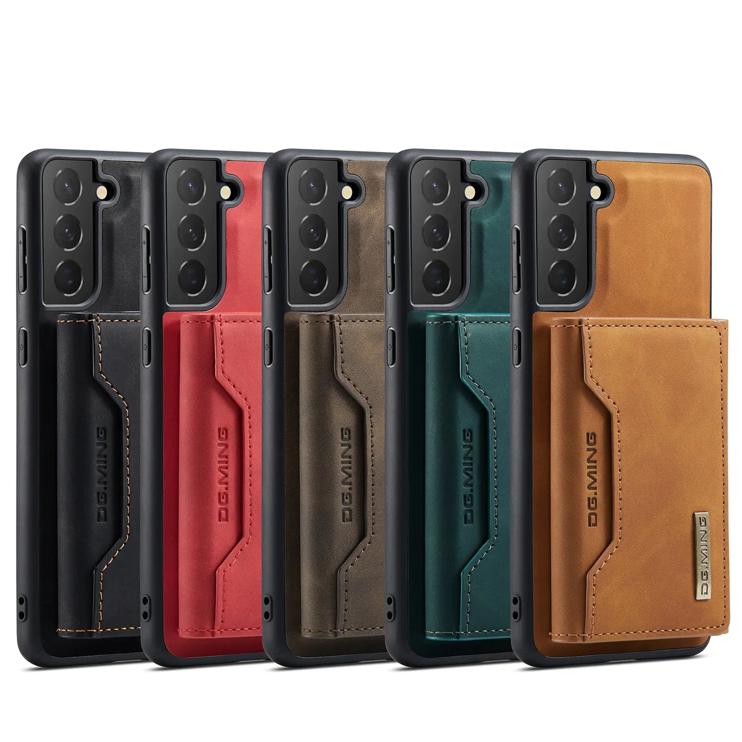 Magnetic Detachable Leather Wallet Case for Samsung