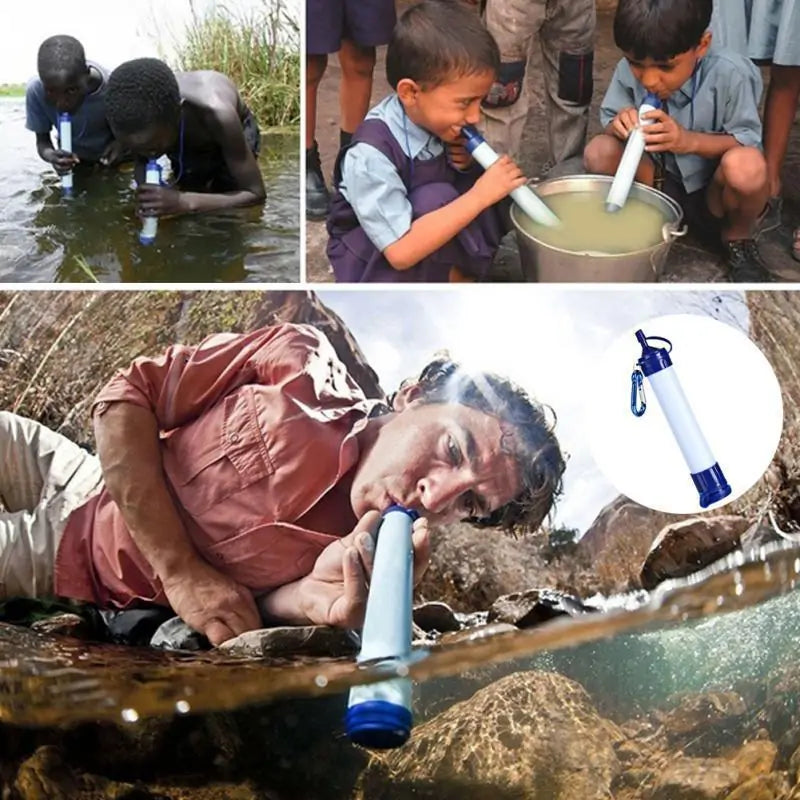 Portable Outdoor Survival Water Life Straw