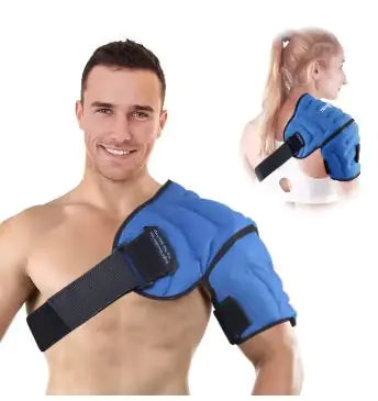 Shoulder Ice Pack & Compression Brace for Pain Relief