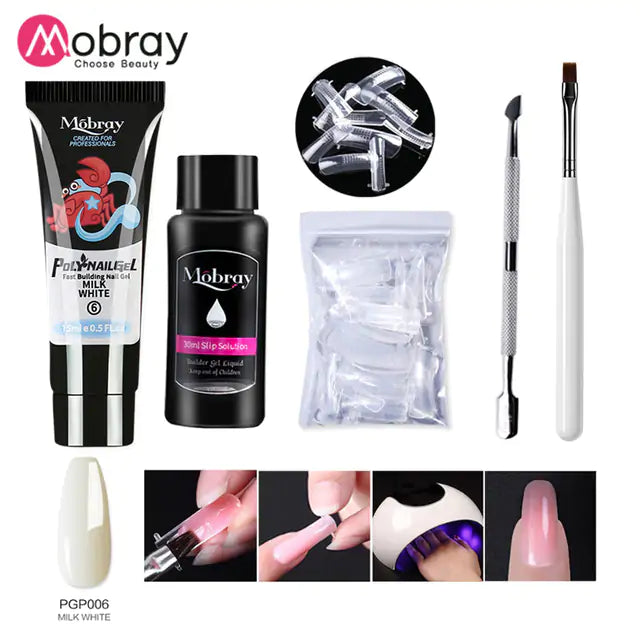 Mobray Polygel Nail Extension Kit: Complete Manicure Set