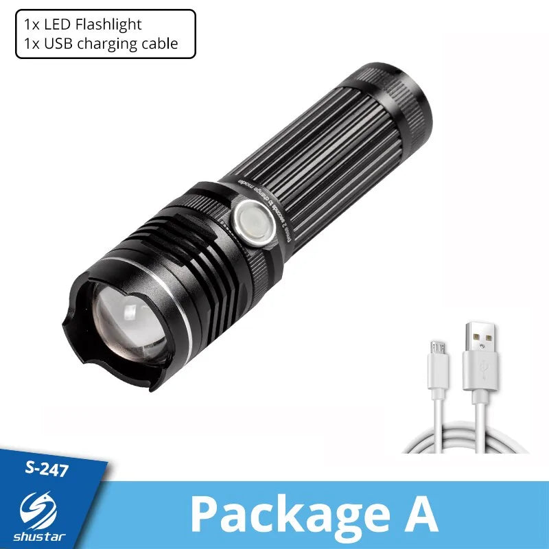 Rechargeable LED Flashlight