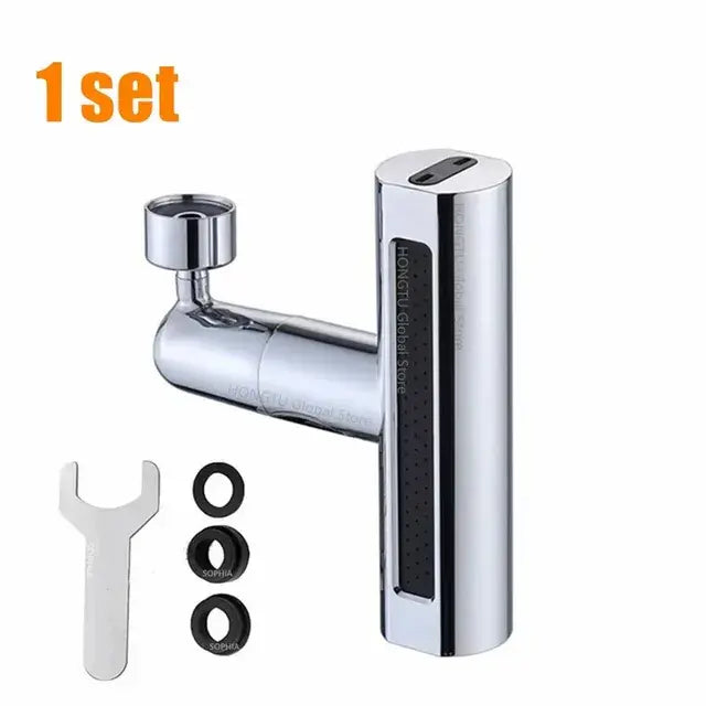 Swivel Waterfall Faucet Extension Adapter Sprayer