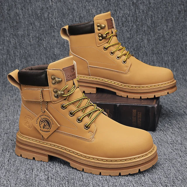 CYYTL Men's Boots Winter Shoes Leather