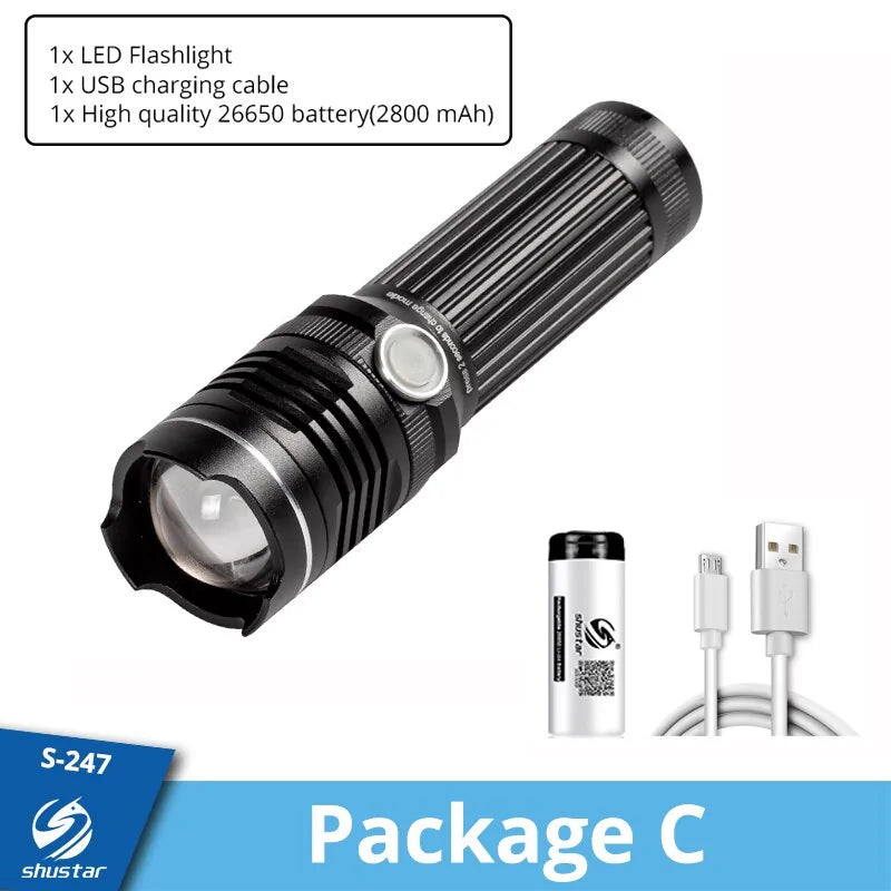 Rechargeable LED Flashlight